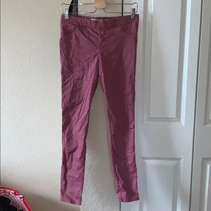 Pink Stretch Jeggings